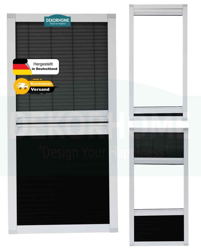 Produkt 11 Dachfenster-Verdunkelung mit Insektenschutz – Zweiflügeliges Fliegengitter nach Maß (Vertikal) – Bild 1